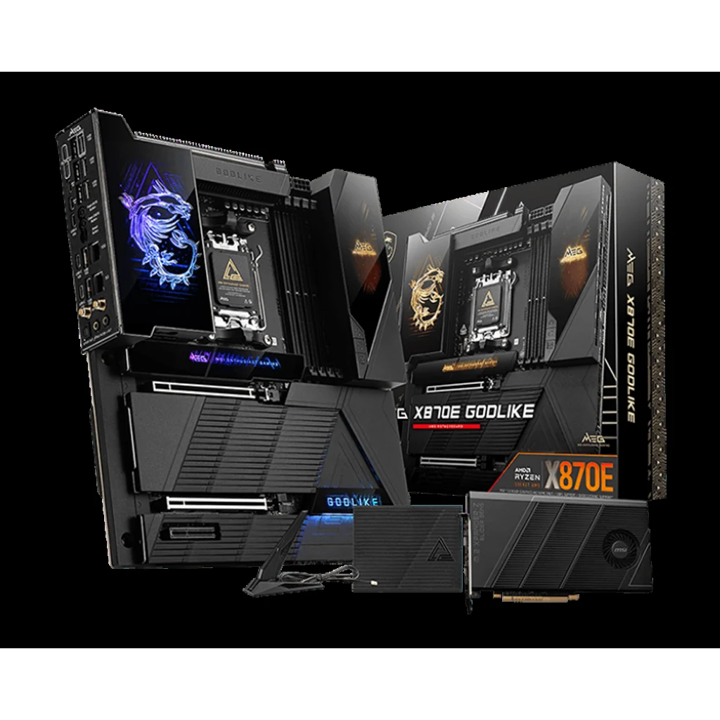 Mainboard MSI MEG X870E GODLIKE - 4 Khe RAM DDR5 - AM5 - NEW