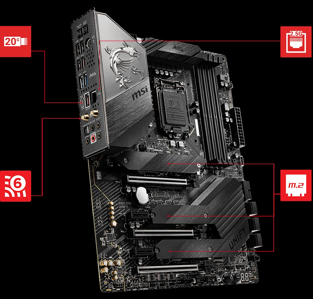 Mainboard MSI MEG Z490 UNIFY - LGA 1200 - NEW