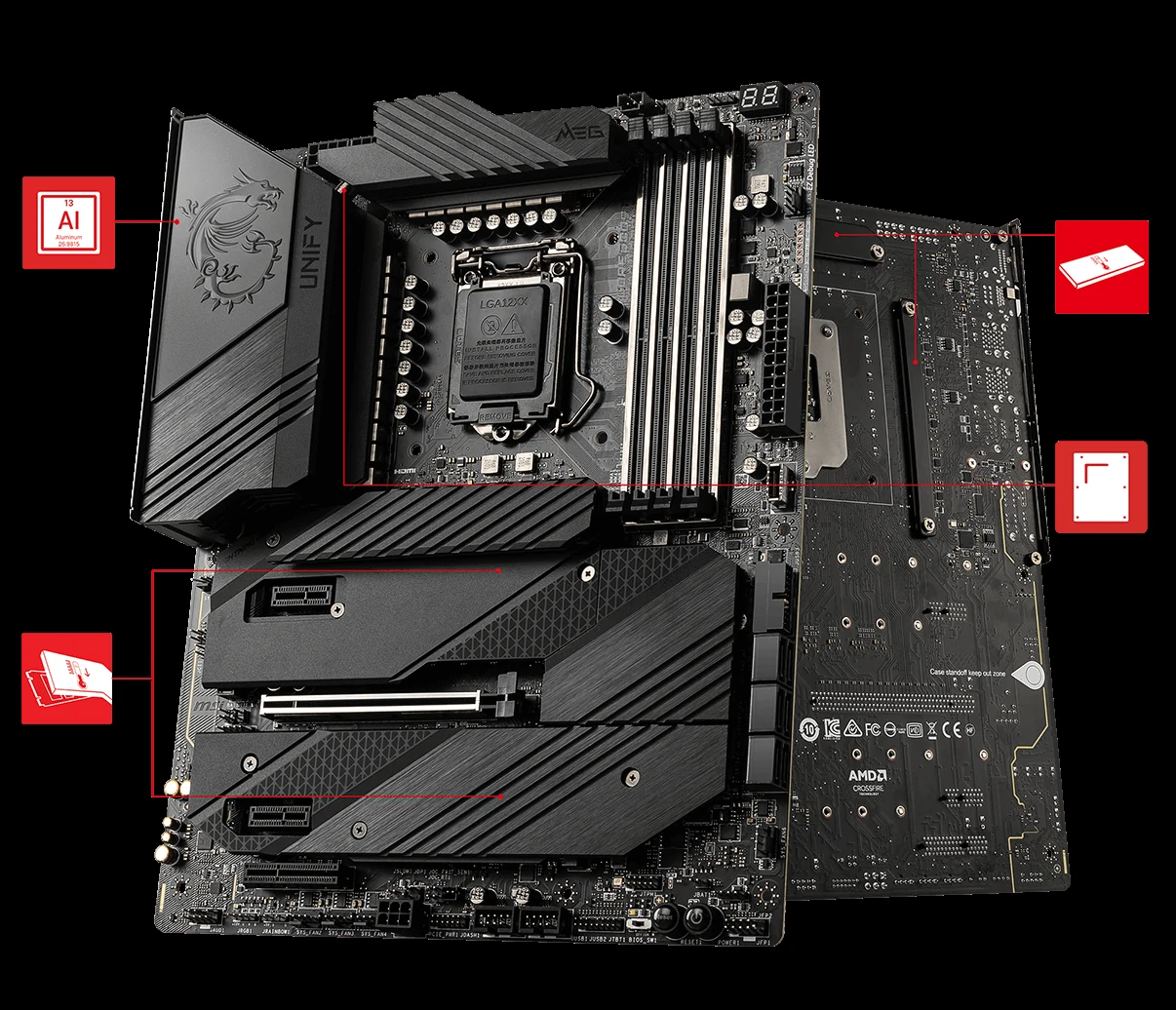 Mainboard MSI MEG Z590 UNIFY-X - LGA 1200 - NEW