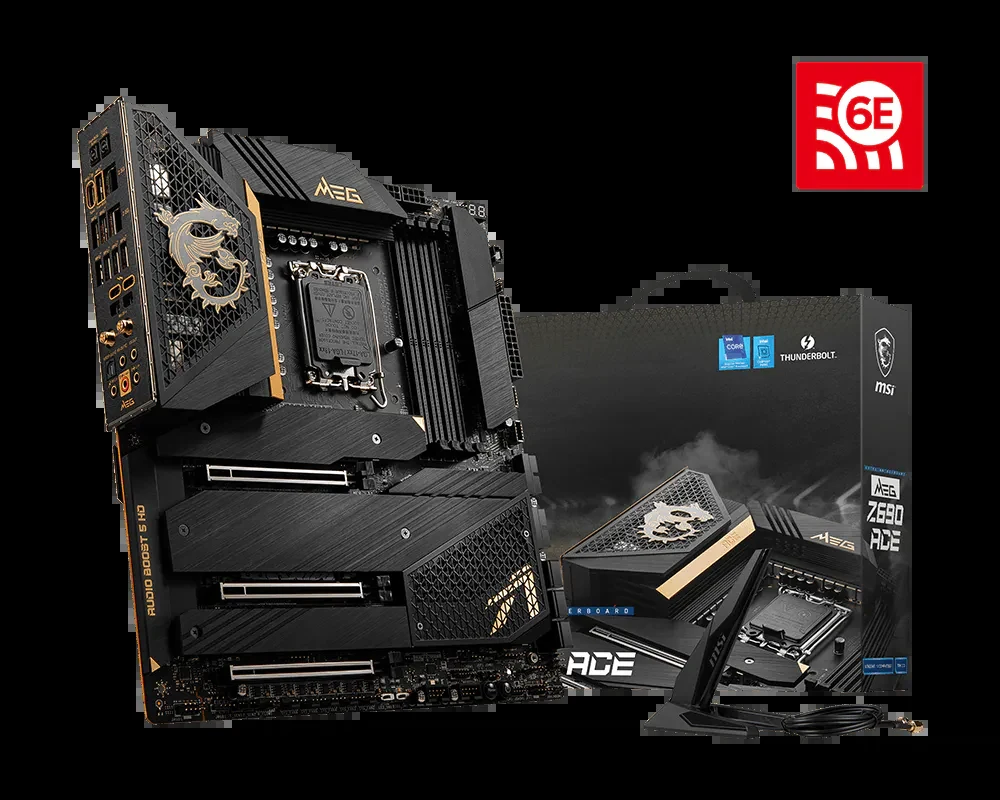 Mainboard MSI MEG Z690 ACE - 4 Khe RAM DDR5 - LGA 1700 - NEW