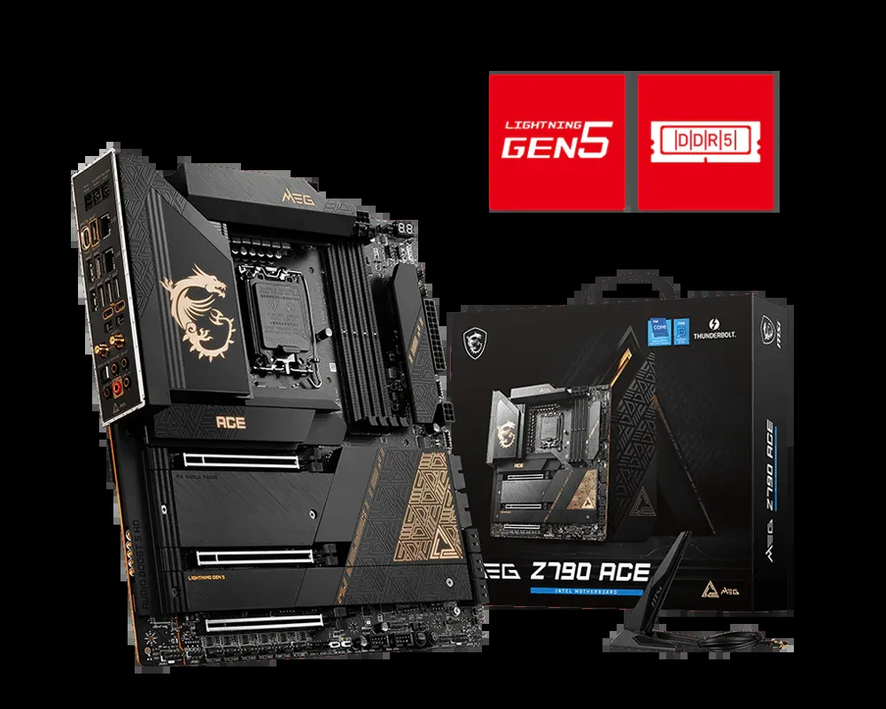 Mainboard MSI MEG Z790 ACE - 4 Khe RAM DDR5 - LGA 1700 - NEW