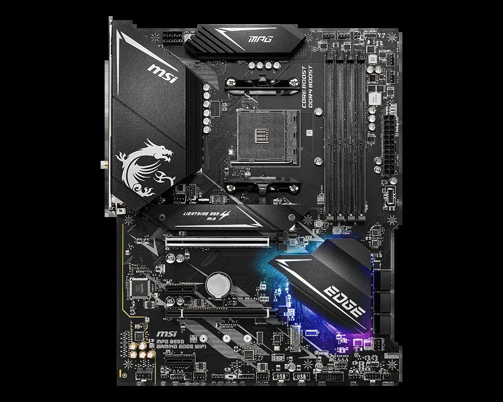 Mainboard MSI MPG B550 GAMING EDGE WIFI - 4 Khe RAM DDR4 - AM4 - NEW