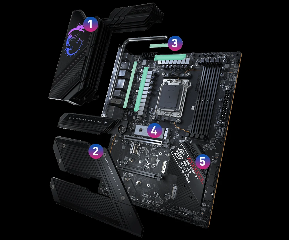 Mainboard MSI MPG B650 CARBON WIFI DDR5 - NEW