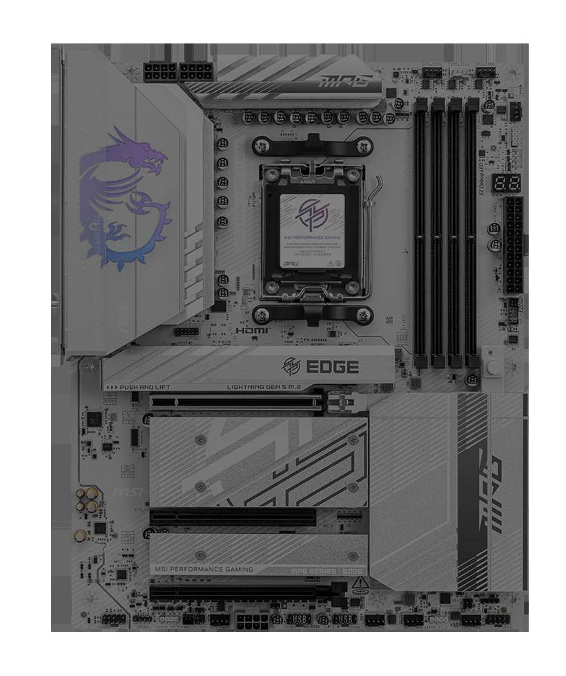 Mainboard MSI MPG B850 EDGE TI WIFI - 4 Khe RAM DDR5 - AM5 - NEW