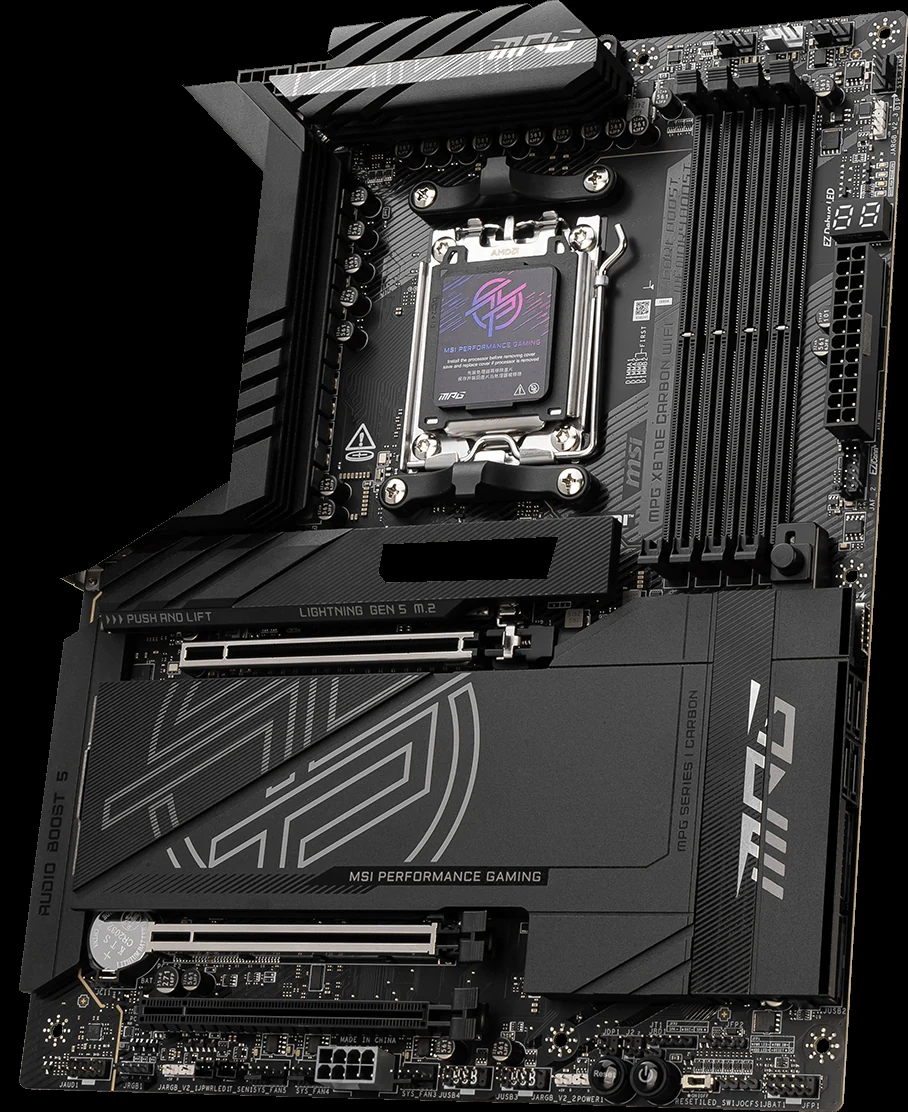 Mainboard MSI MPG X870E CARBON WIFI - 4 Khe RAM DDR5 - AM5 - NEW