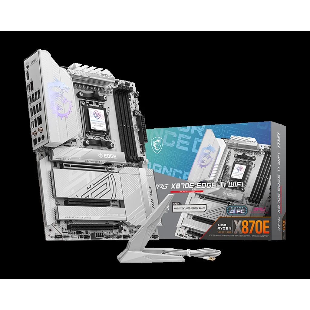 Mainboard MSI MPG X870E EDGE TI WIFI - 4 Khe RAM DDR5 - AM5 - NEW
