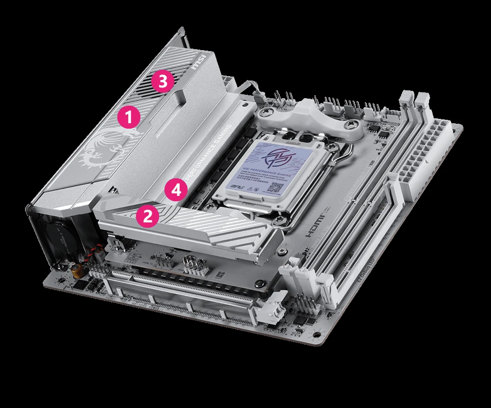 Mainboard MSI MPG X870I EDGE TI EVO WIFI - 2 Khe RAM DDR5 - AM5 - NEW