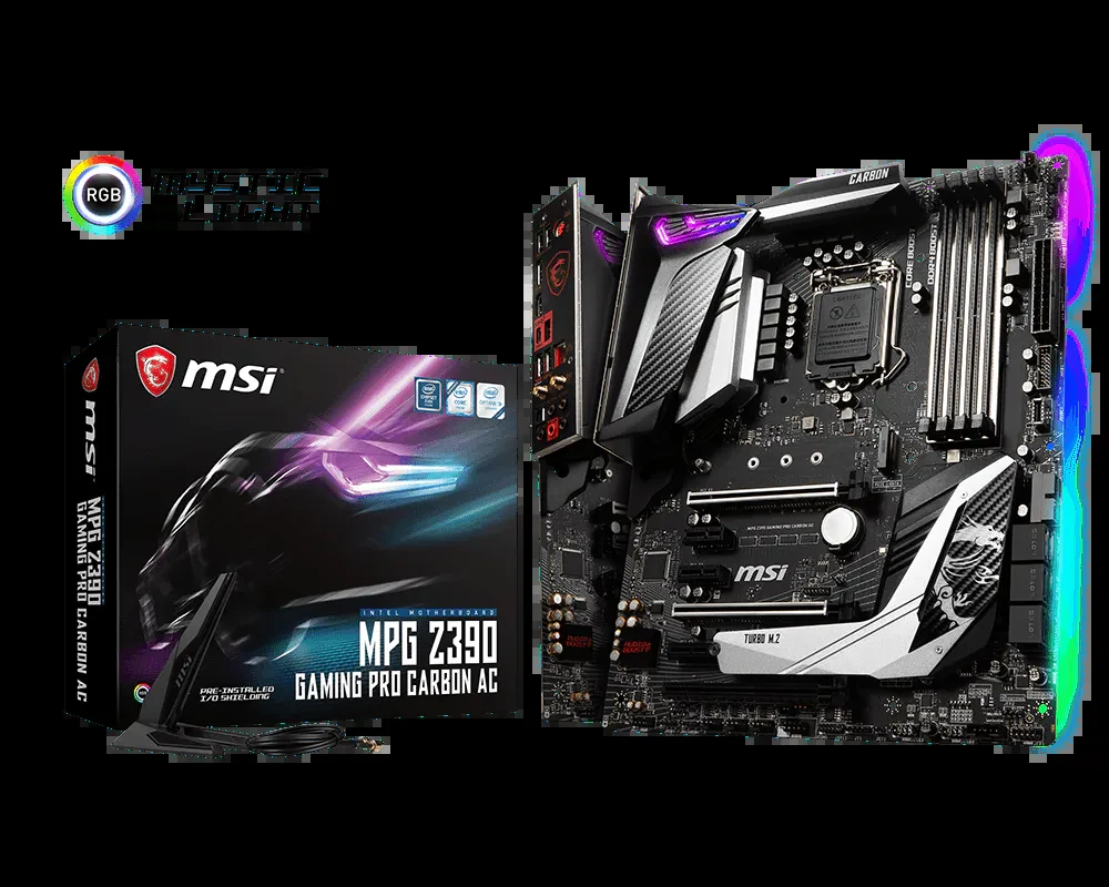 Mainboard MSI MPG Z390 GAMING PRO CARBON AC - LGA 1151 - NEW