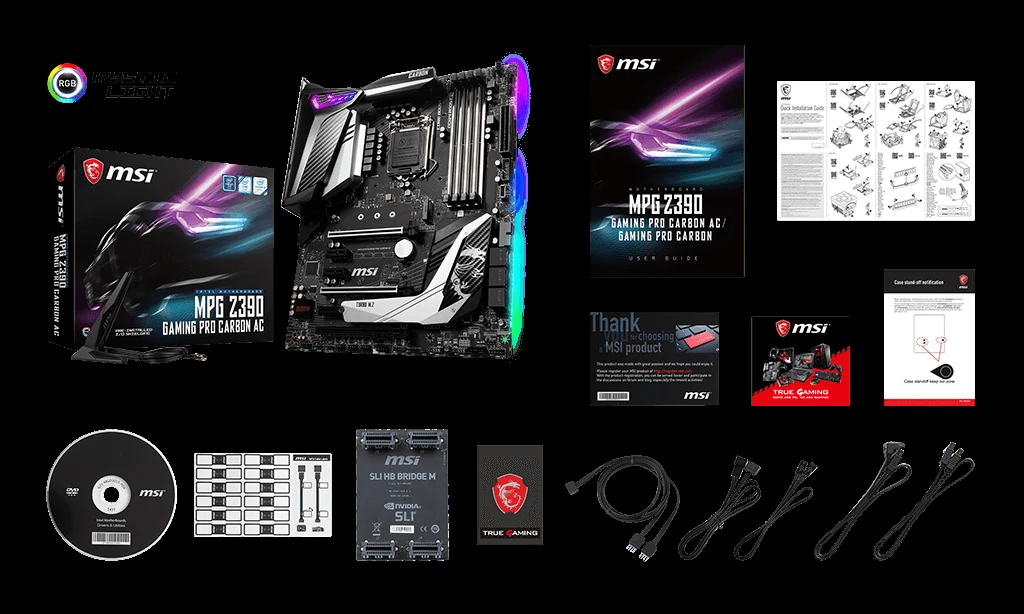 Mainboard MSI MPG Z390 GAMING PRO CARBON AC - LGA 1151 - NEW