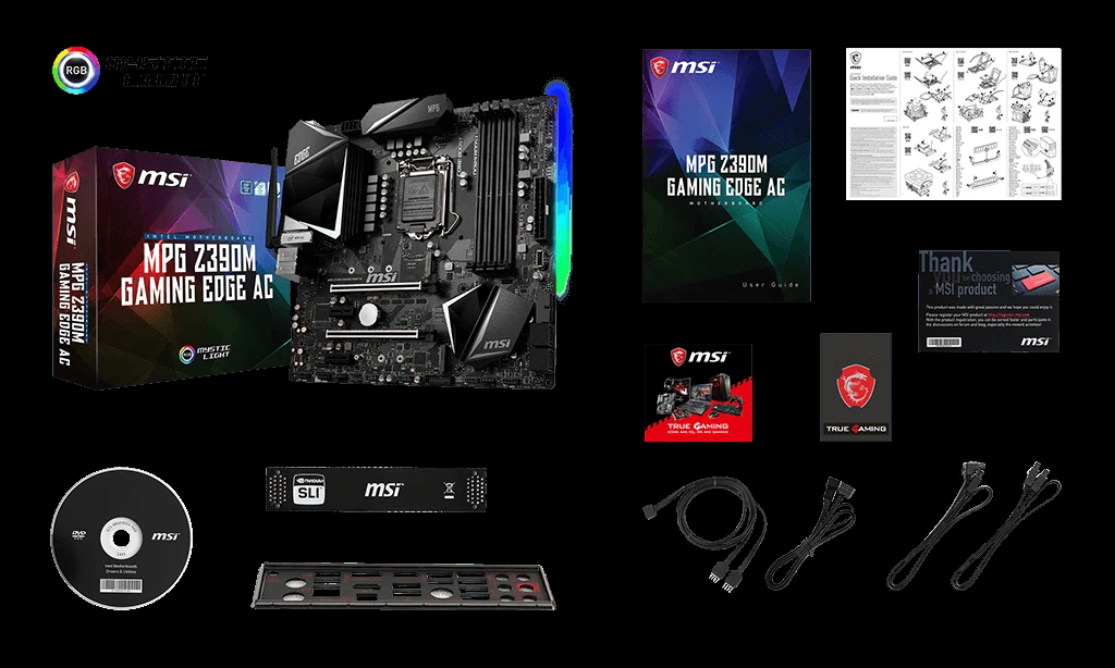 Mainboard MSI MPG Z390M GAMING EDGE AC - LGA 1151 - NEW