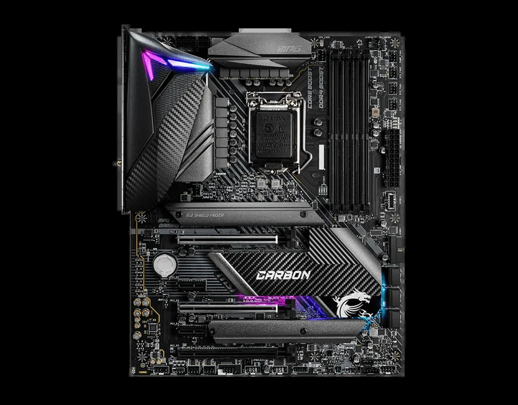 Mainboard MSI MPG Z490 GAMING CARBON WIFI - LGA 1200 - NEW