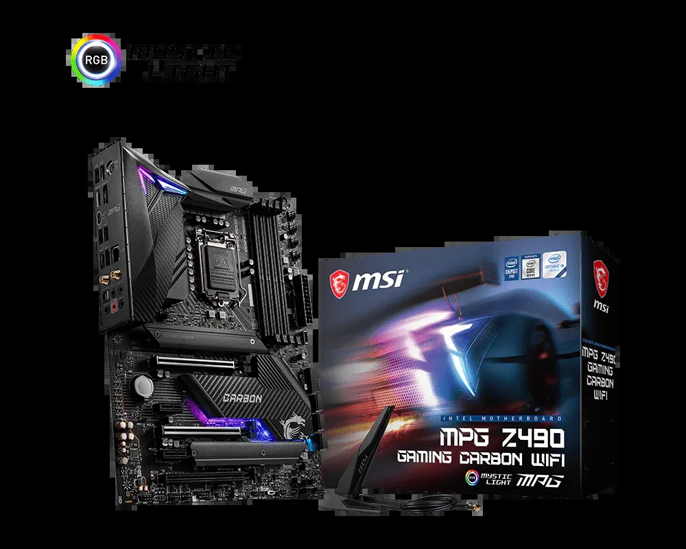 Mainboard MSI MPG Z490 GAMING CARBON WIFI - LGA 1200 - NEW