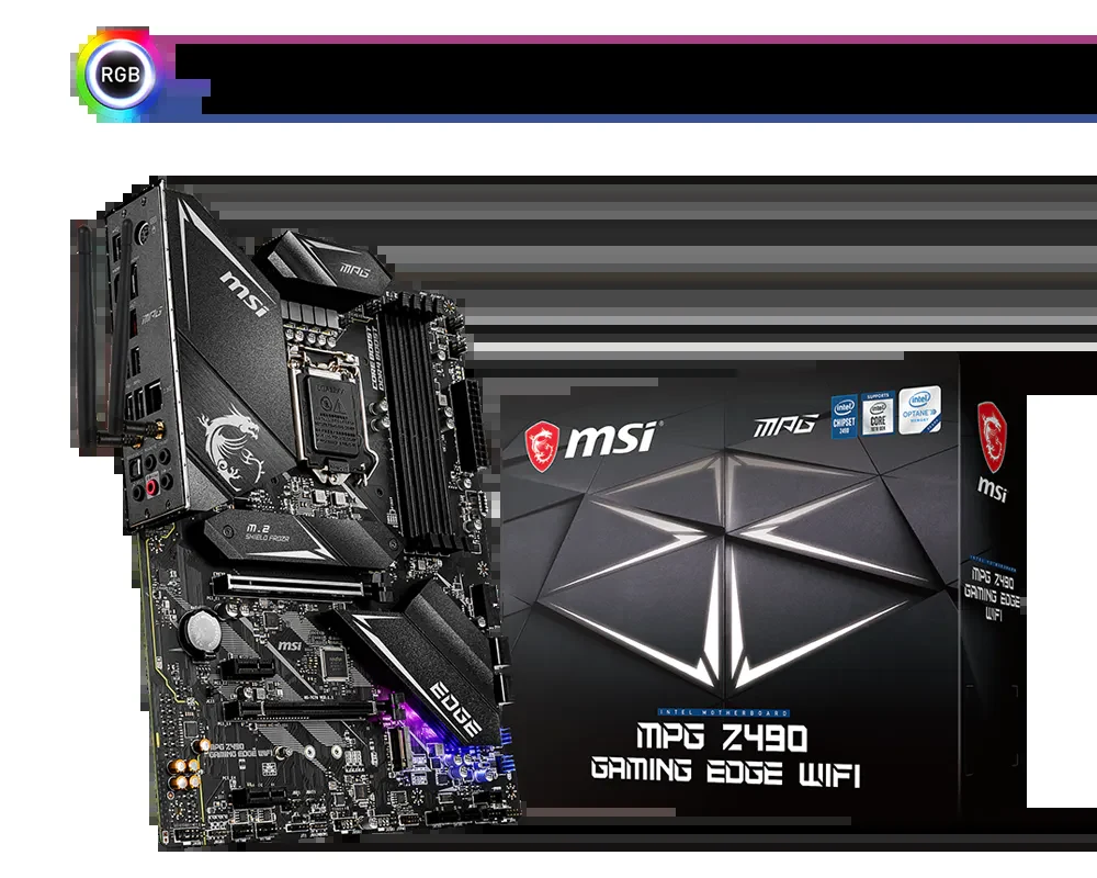 Mainboard MSI MPG Z490 GAMING EDGE WIFI - LGA 1200 - NEW