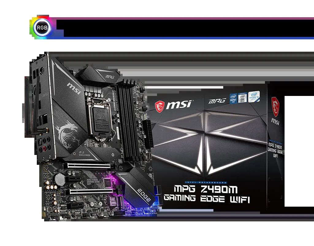 Mainboard MSI MPG Z490M GAMING EDGE WIFI - LGA 1200 - NEW