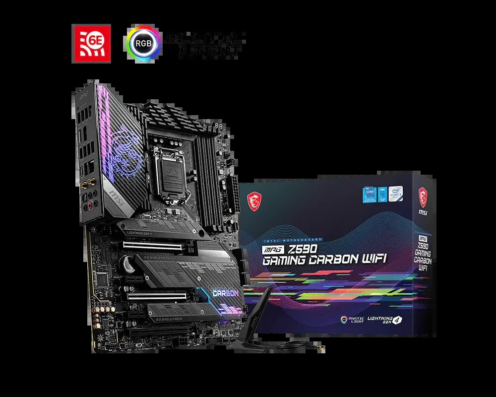 Mainboard MSI MPG Z590 GAMING CARBON WIFI - LGA 1200 - NEW