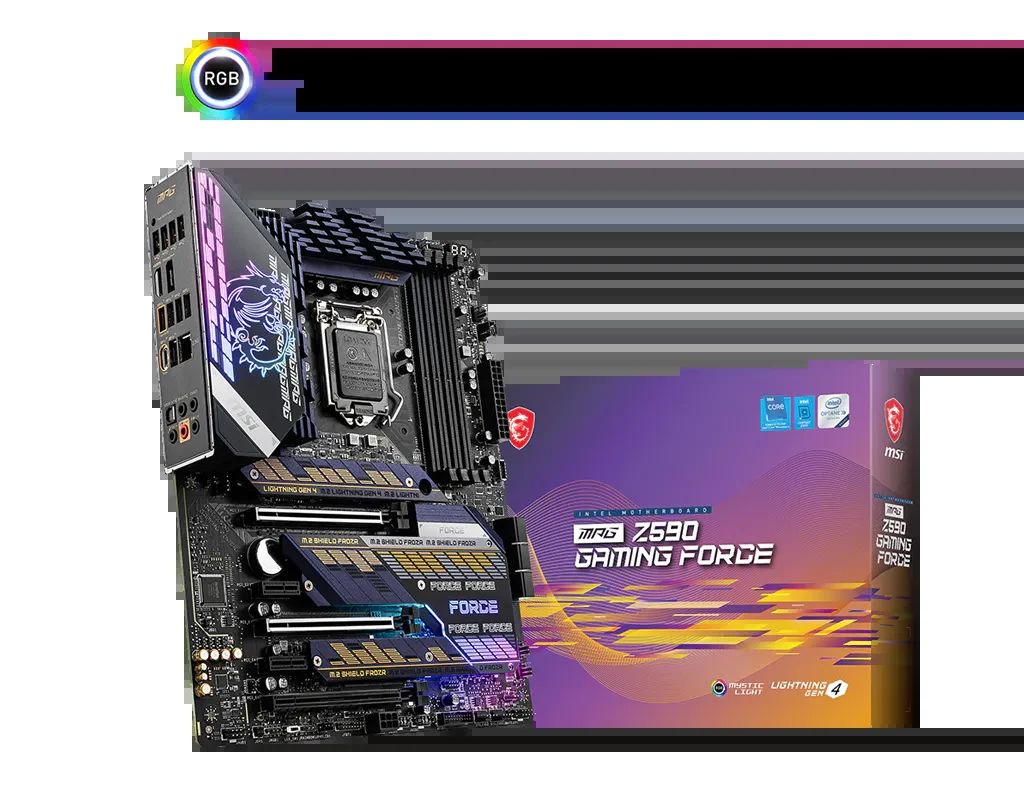 Mainboard MSI MPG Z590 GAMING FORCE - LGA 1200 - NEW
