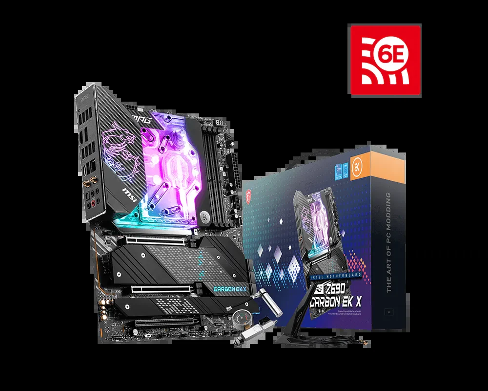 Mainboard MSI MPG Z690 Carbon EK X - 4 Khe RAM DDR5 - LGA 1700 - NEW