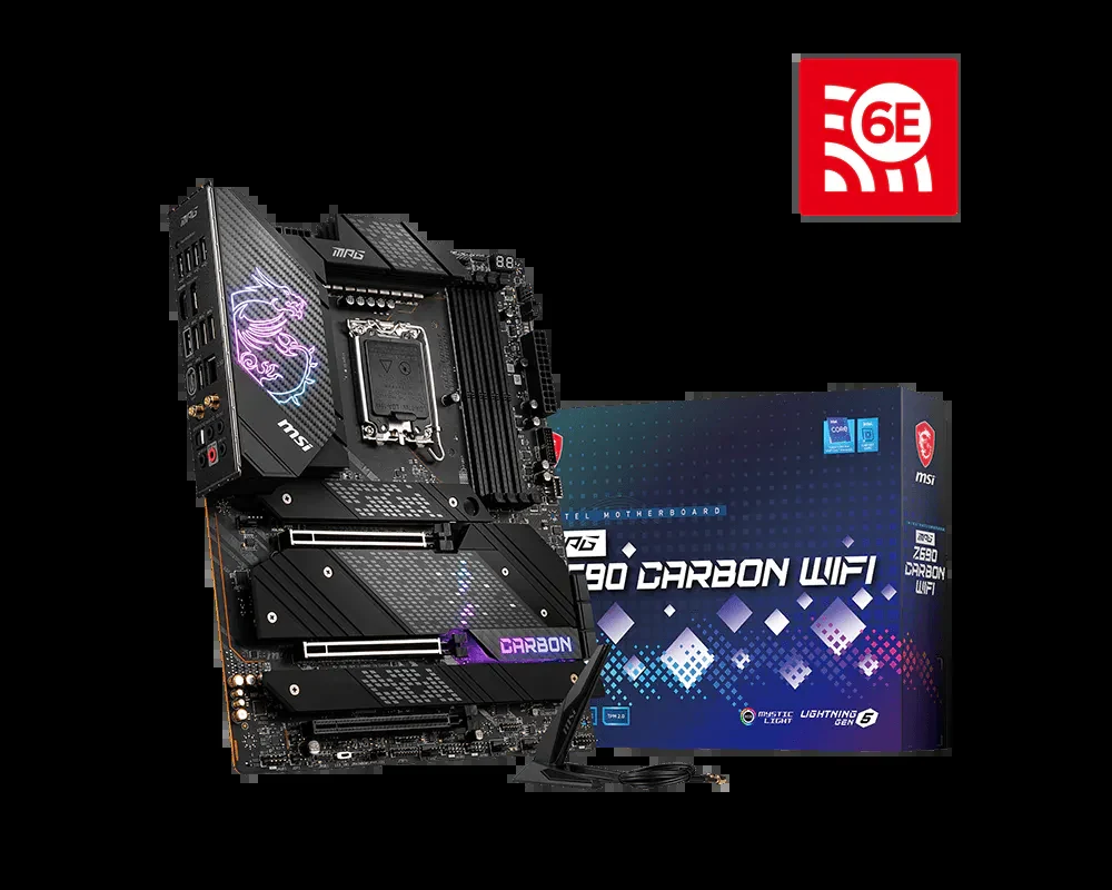 Mainboard MSI MPG Z690 Carbon WiFi - 4 Khe RAM DDR5 - LGA 1700 - NEW