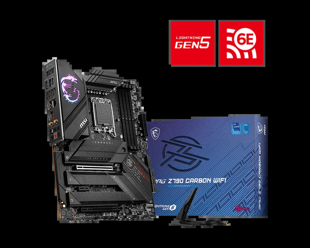 Mainboard MSI MPG Z790 Carbon WiFi - 4 Khe RAM DDR5 - LGA 1700 - NEW