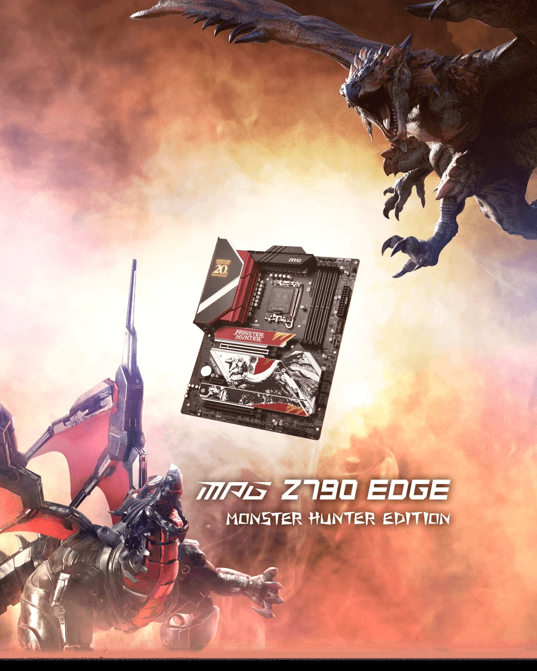 Mainboard MSI MPG Z790 Edge Monster Hunter Edition - 4 Khe RAM DDR5 - LGA 1700 - NEW