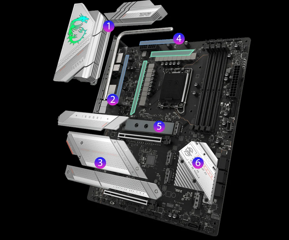 Mainboard MSI MPG Z790 Edge WiFi DDR4 - 4 Khe RAM DDR4 - LGA 1700 - NEW