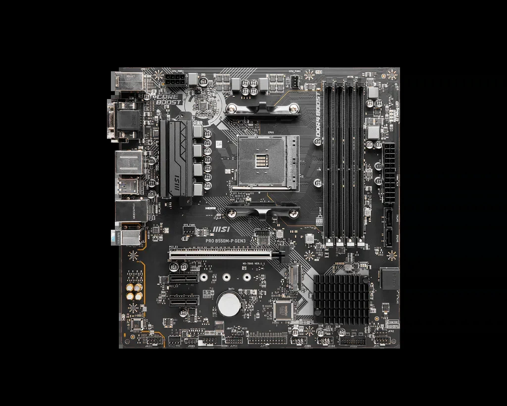 Mainboard MSI PRO B550M-P GEN3 - 4 Khe RAM DDR4 - AM4 - NEW