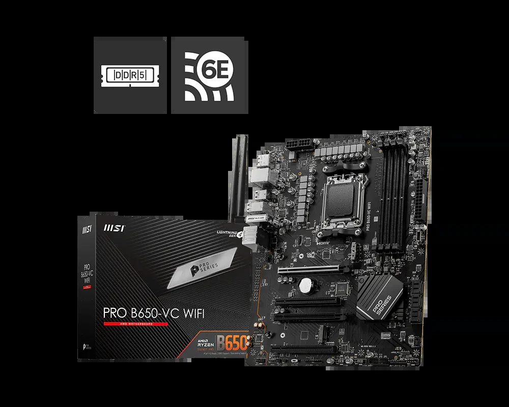 Mainboard MSI PRO B650-VC WIFI DDR5 - NEW