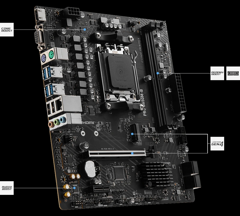 Mainboard MSI PRO B650M-B DDR5 - NEW