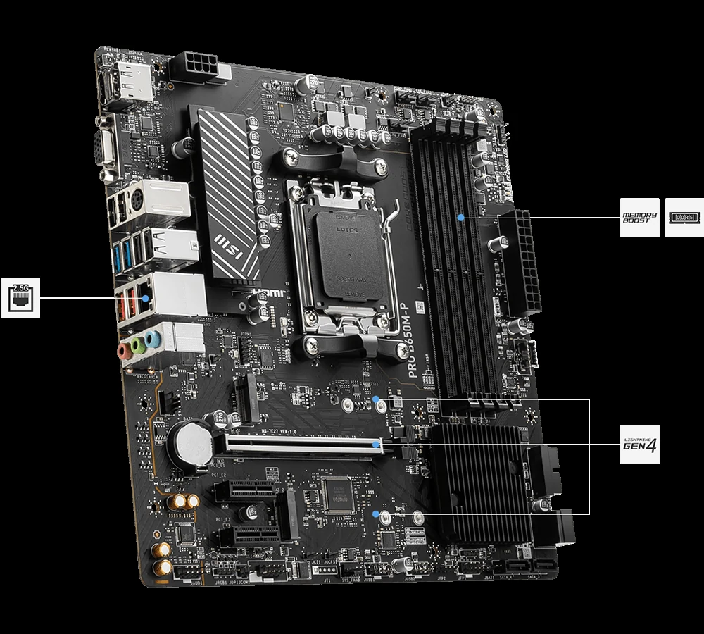 Mainboard MSI PRO B650M-P DDR5 - NEW