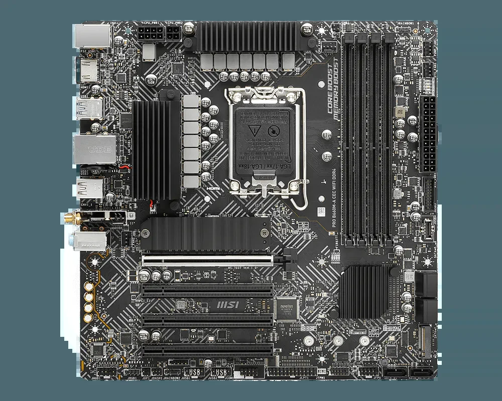 Mainboard MSI PRO B660M-A DDR4 - 4 Khe RAM DDR4 - LGA 1700 - NEW