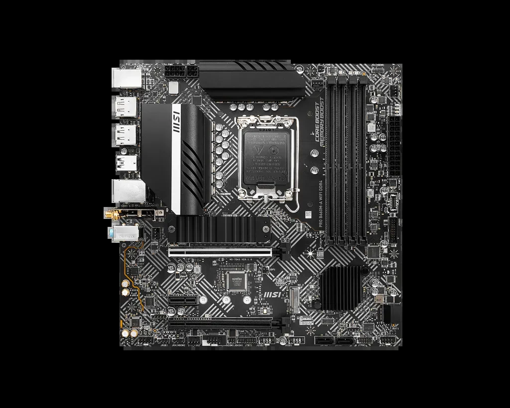 Mainboard MSI PRO B660M-A WiFi DDR4 - 4 Khe RAM DDR4 - LGA 1700 - NEW