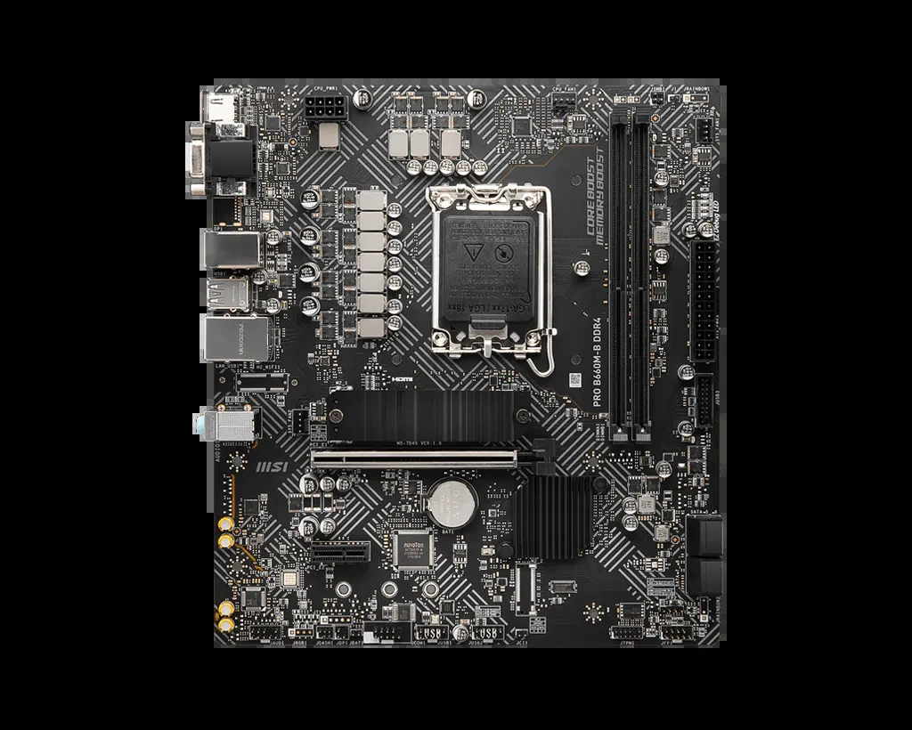 Mainboard MSI PRO B660M-B DDR4 - 2 Khe RAM DDR4 - LGA 1700 - NEW