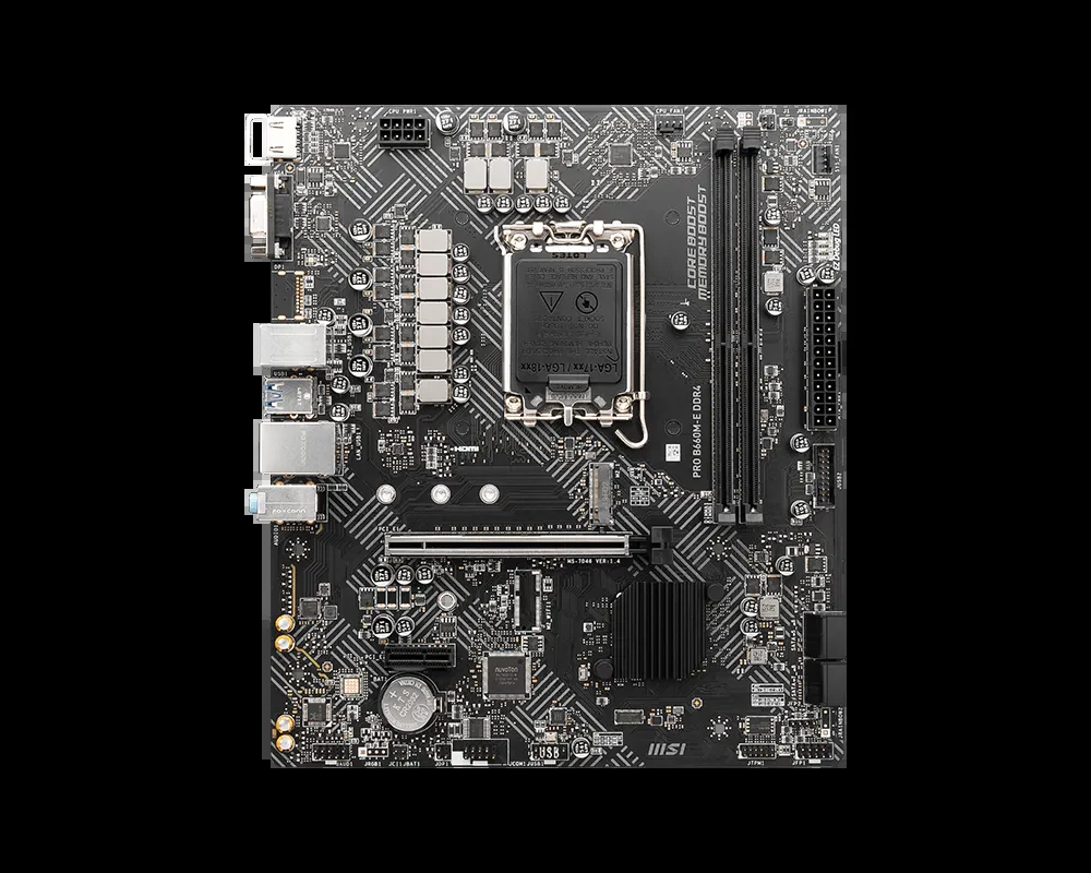 Mainboard MSI PRO B660M-E DDR4 - 2 Khe RAM DDR4 - LGA 1700 - NEW