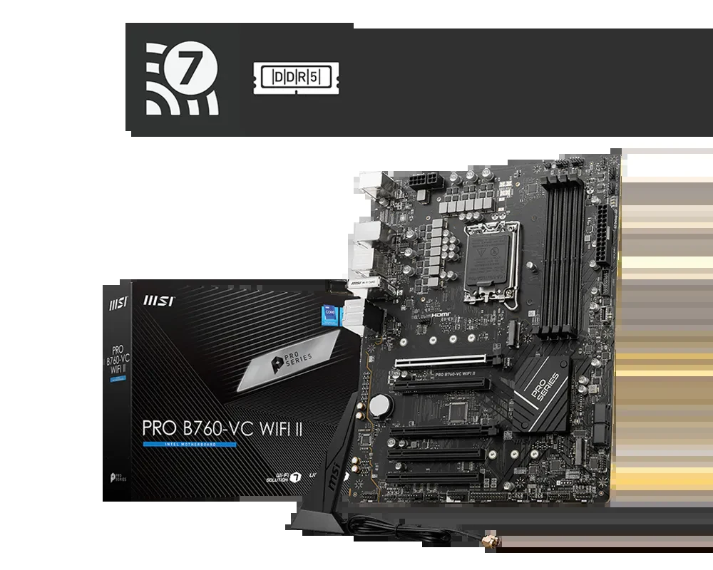 Mainboard MSI PRO B760-VC WIFI II NEW
