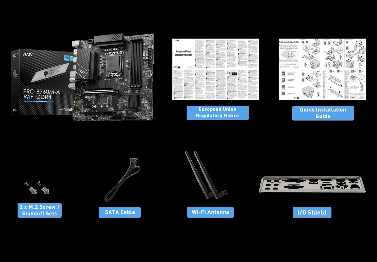Mainboard MSI PRO B760M-A WIFI NEW