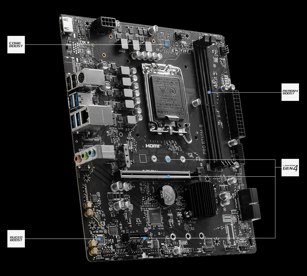 Mainboard MSI PRO B760M-B NEW