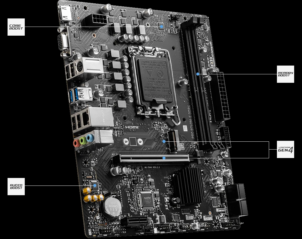 Mainboard MSI PRO B760M-E NEW