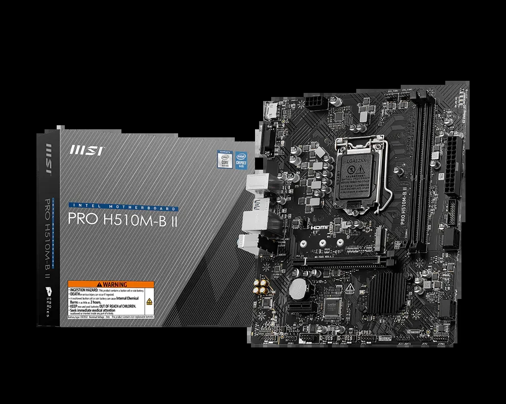 Mainboard MSI PRO H510M-B - LGA 1200 - NEW
