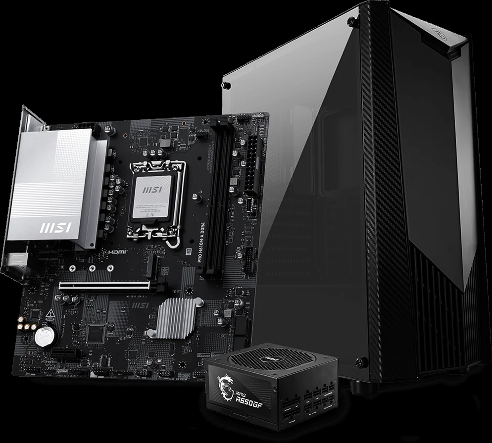 Mainboard MSI PRO H610M-A DDR4 - 2 Khe Ram DDR4 - LGA 1700 - NEW