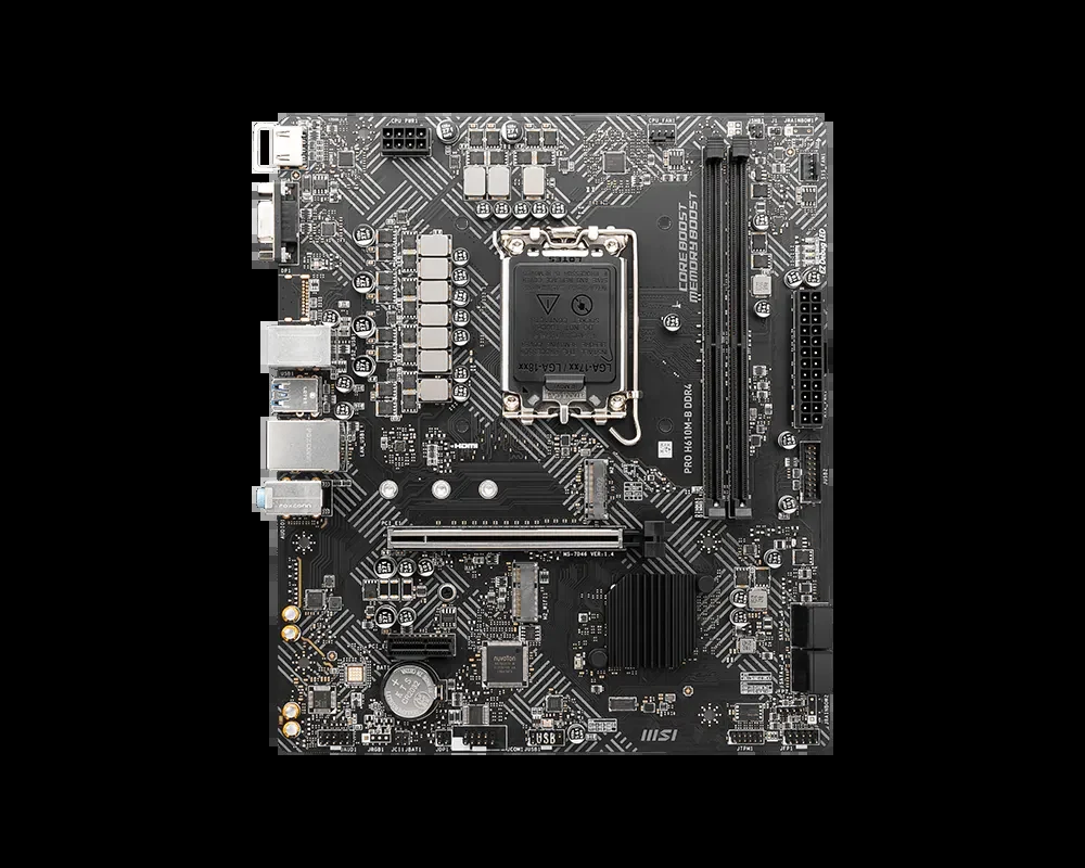 Mainboard MSI PRO H610M-B DDR4 - 2 Khe Ram DDR4 - LGA 1700 - NEW