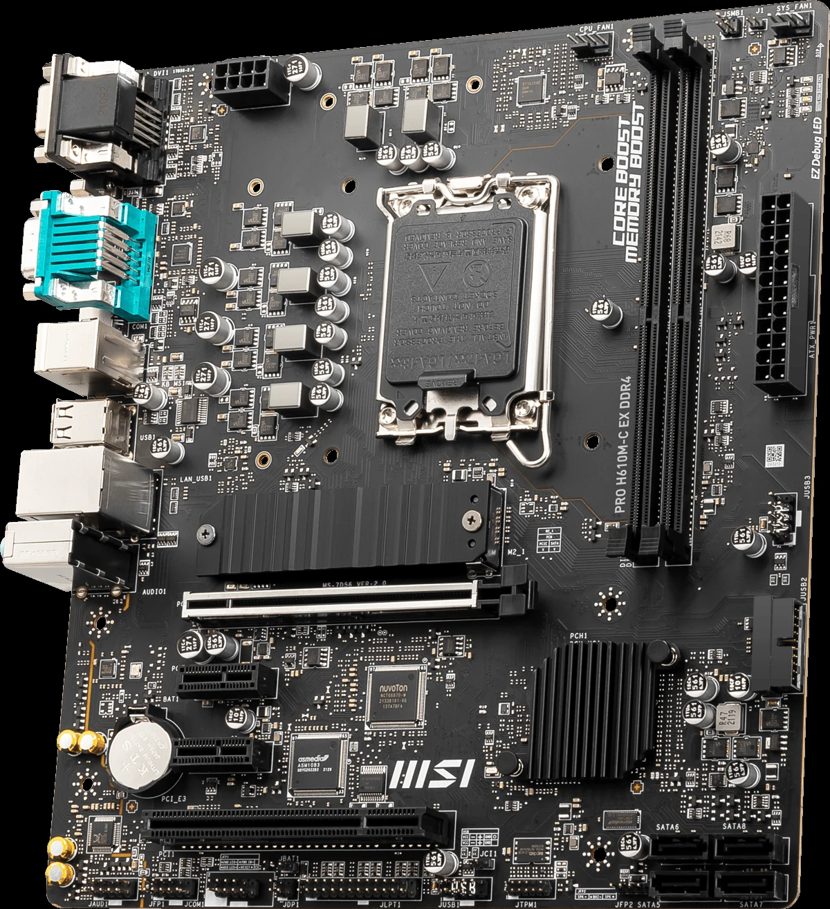 Mainboard MSI PRO H610M-C EX DDR4 - 2 Khe Ram DDR4 - LGA 1700 - NEW