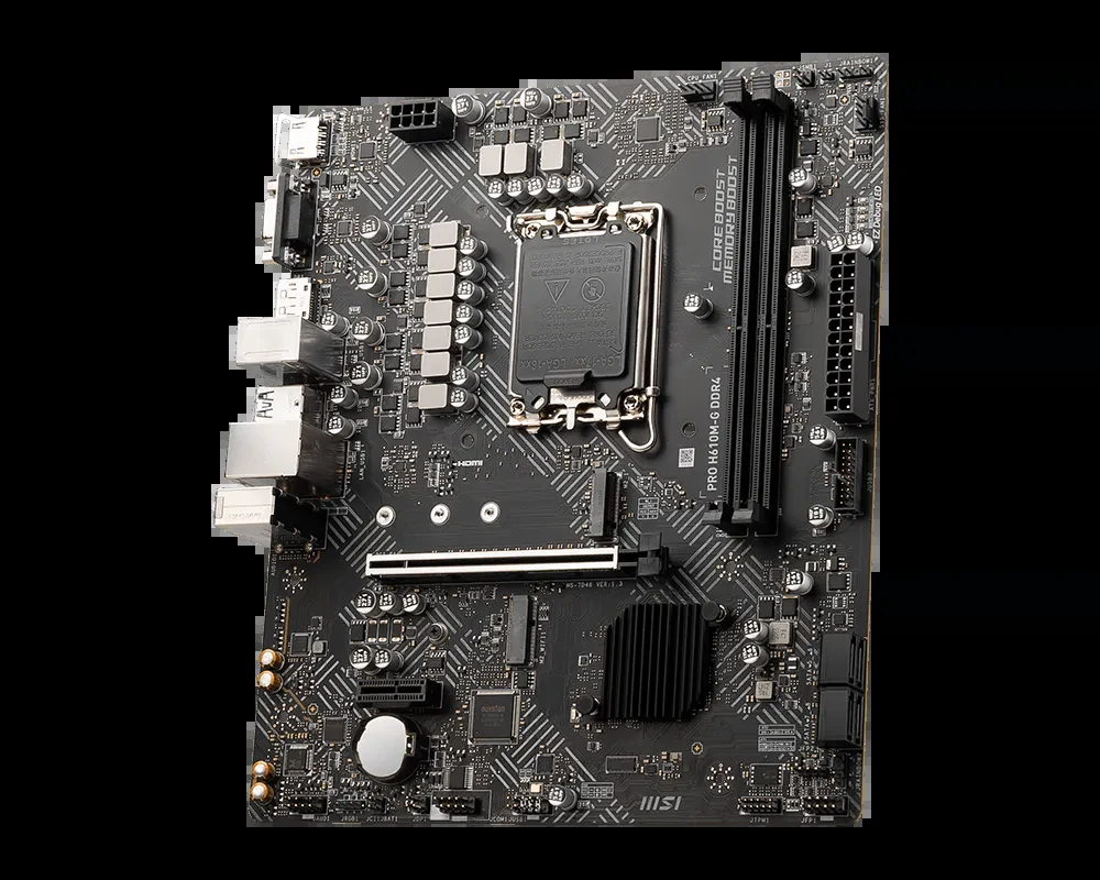 Mainboard MSI PRO H610M-G DDR4 - 2 Khe Ram DDR4 - LGA 1700 - NEW