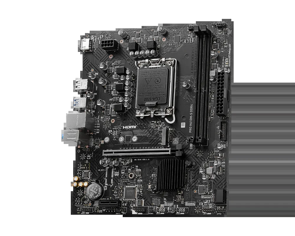 Mainboard MSI PRO H610M-S DDR4 - 2 Khe Ram DDR4 - LGA 1700 - NEW