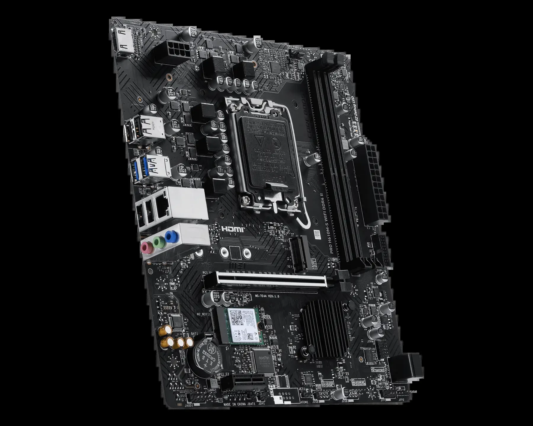 Mainboard MSI PRO H610M-S WIFI DDR4 - 2 Khe Ram DDR4 - LGA 1700 - NEW