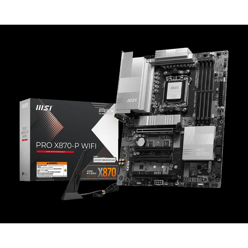 Mainboard MSI PRO X870-P WIFI - 4 Khe RAM DDR5 - AM5 - NEW