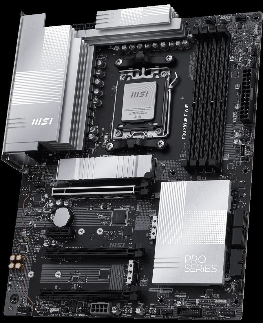 Mainboard MSI PRO X870E-P WIFI - 4 Khe RAM DDR5 - AM5 - NEW