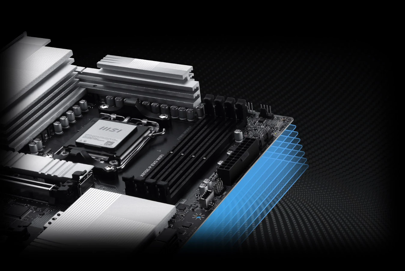 Mainboard MSI PRO X870E-S EVO WIFI - 4 Khe RAM DDR5 - AM5 - NEW