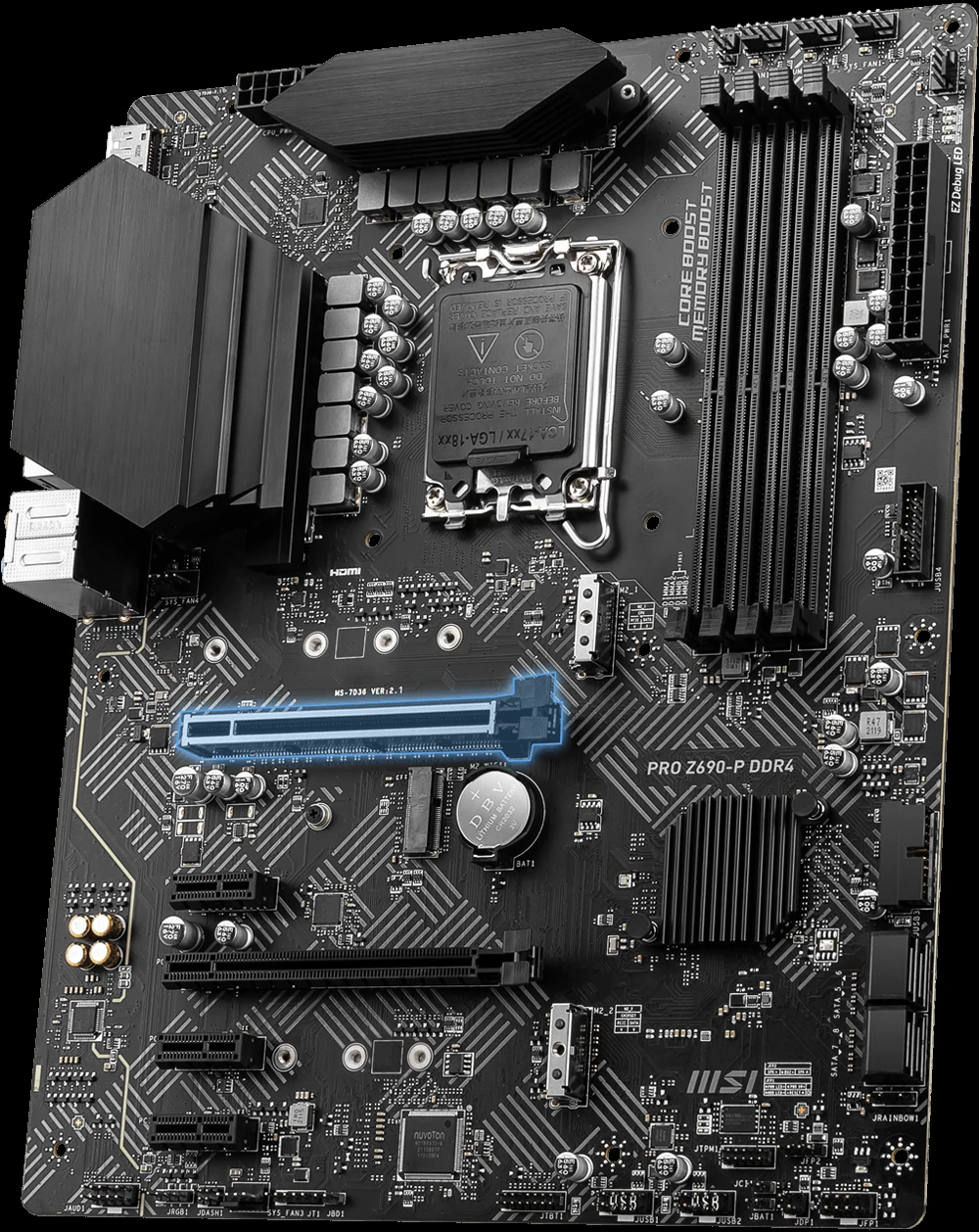 Mainboard MSI PRO Z690-P DDR4 - 4 Khe RAM DDR4 - LGA 1700 - NEW