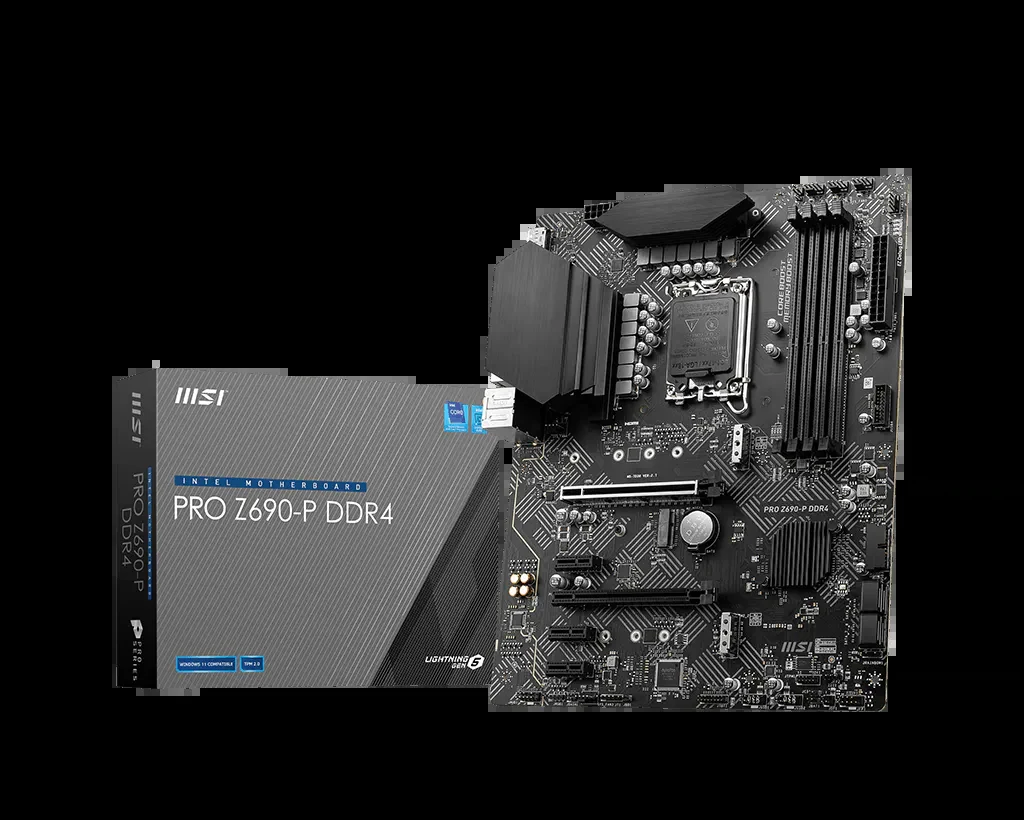 Mainboard MSI PRO Z690-P DDR4 - 4 Khe RAM DDR4 - LGA 1700 - NEW