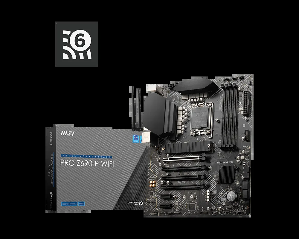 Mainboard MSI PRO Z690-P WiFi - 4 Khe RAM DDR5 - LGA 1700 - NEW